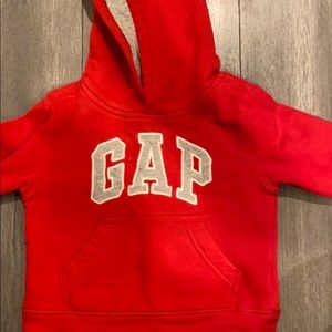 Boys red GAP hoodie